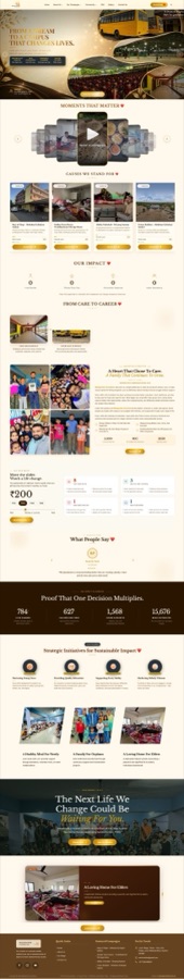 Mahipatsinh Foundation website built by Govindani Infotech