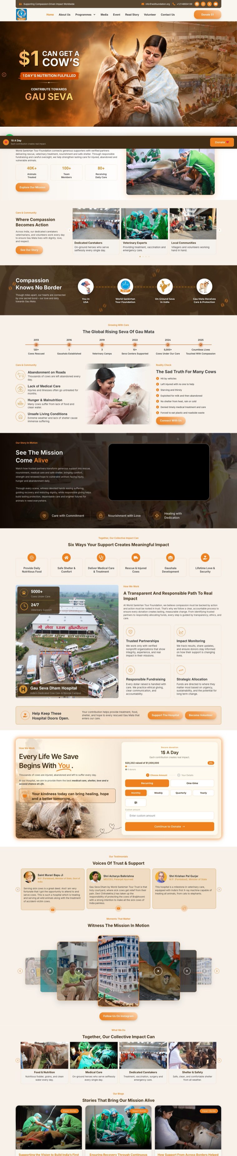 WST Foundation — US NGO website by Govindani Infotech